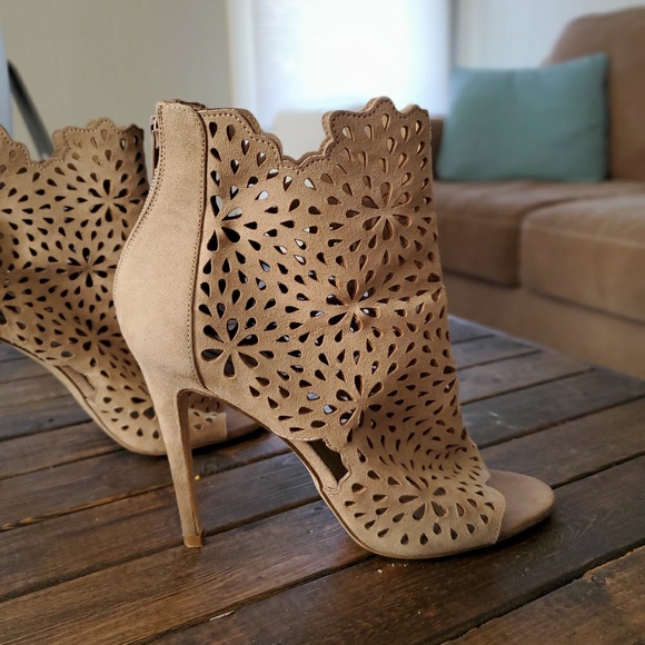 Suede Stiletto Heels - Picture 3 of 3